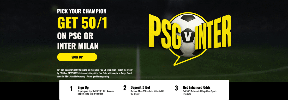 talkSPORT BET UCL Welcome Offer
